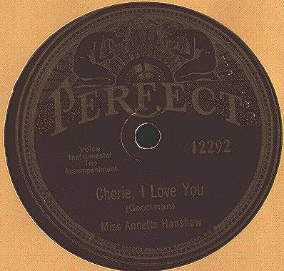 Cherie, I Love You - Perfect 12292